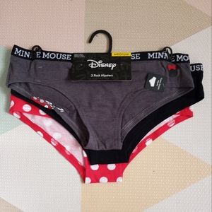 - DISNEY MICKEY MOUSE 3 HIPSTER PANTIES SET